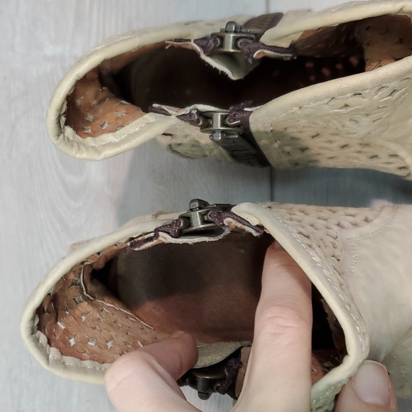 Circle G Womens by Corral Western Zip Sides Cowboy Leather  Boots shoes sz 5.5 - Picture 5 of 11